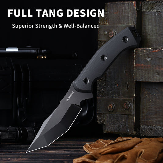 Tecton | DC53 Blade & Black G10 Handle | Black Titanium PVD | FB-01