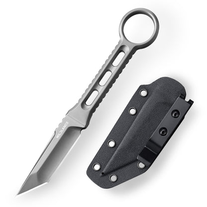 Silex | Full Tang DC53 Blade | Titanium PVD Finish | Kydex Sheath | BS-02