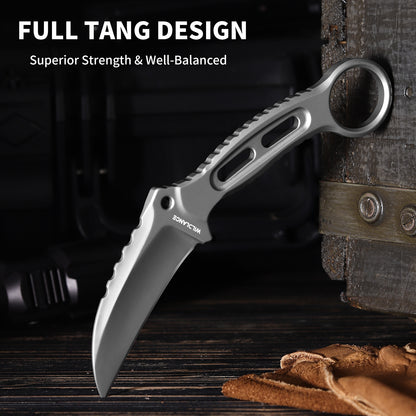 Talon | Full Tang DC53 Blade | Titanium PVD Finish | Kydex Sheath | IB-03