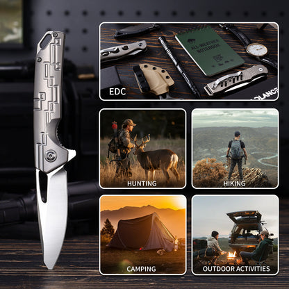 Vertex | Frame Lock | D2 Blade & Titanium Handle | PK-01