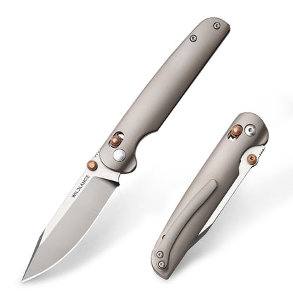 Zylos | Crossbar Lock | D2 Blade & Titanium Handle | PK-03