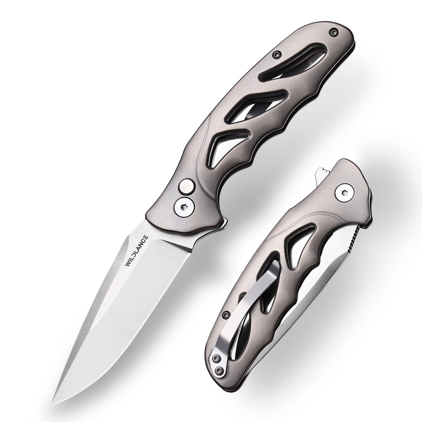 Ti-Drift | Button Lock | D2 Blade & Titanium Handle | TA-01