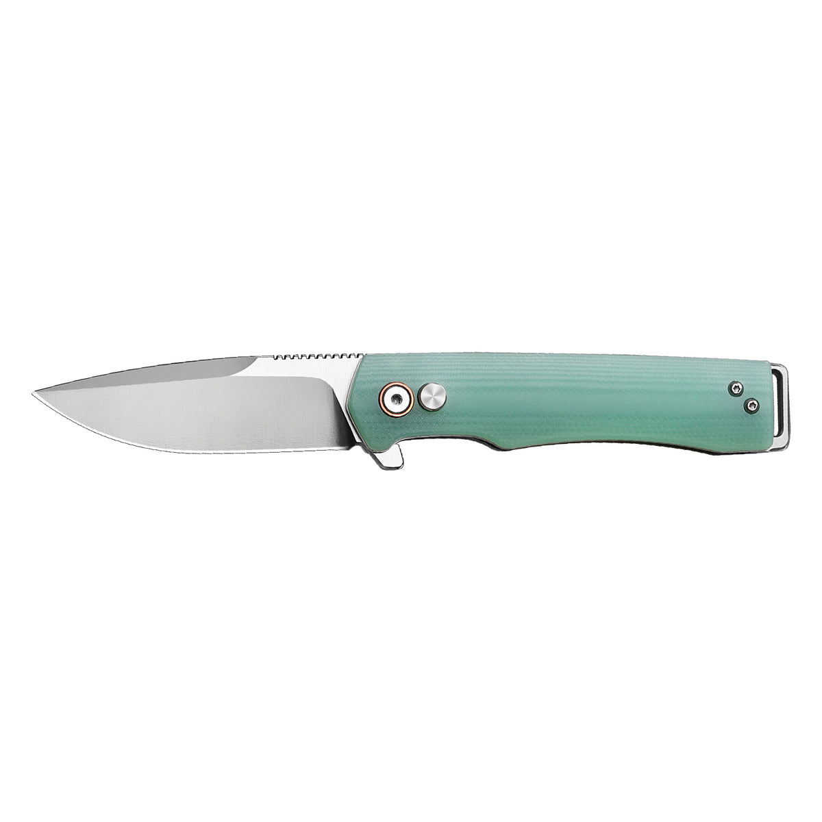 Vesta | Button Lock | D2 Blade & G10 Handle | VE-02