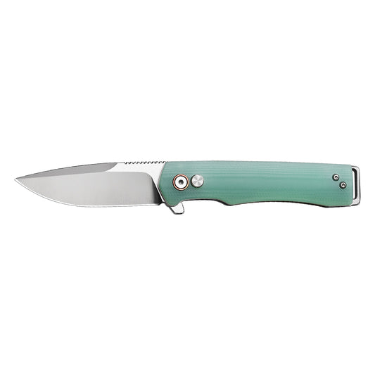 Vesta | Button Lock | D2 Blade & G10 Handle | VE-02