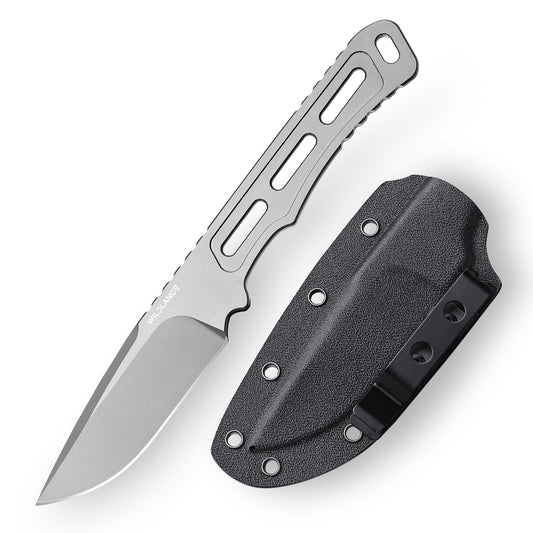 Volaris | Full Tang DC53 Blade | Titanium PVD Finish | Kydex Sheath | BS-01