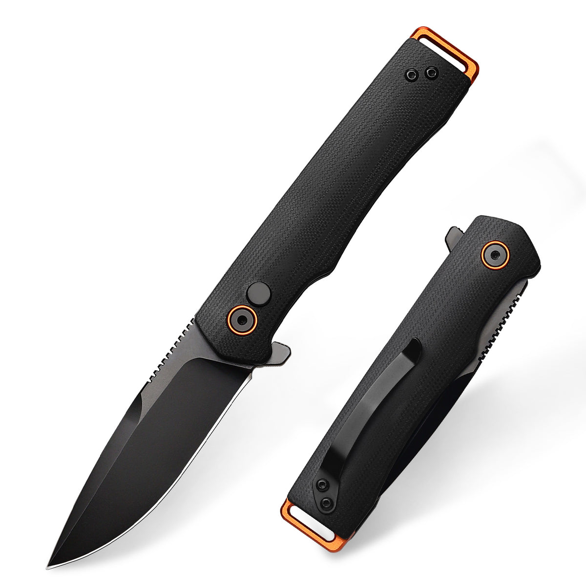 Vesta | Button Lock | D2 Blade & G10 Handle | VE-01