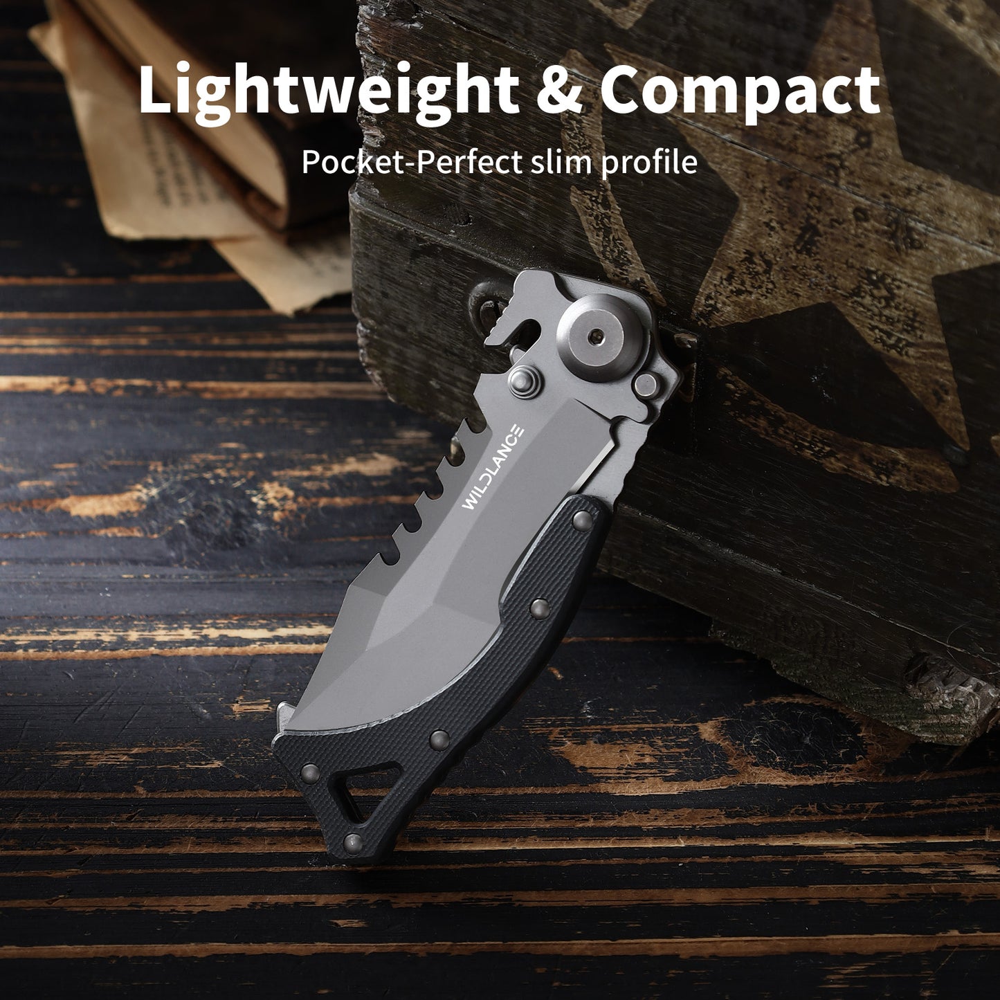 Trident | Frame Lock | 3Cr13 Blade | 3Cr13 & Black G10 Handle | TRD-01