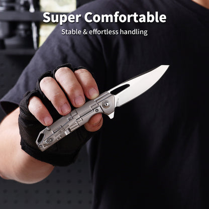 Vertex | Frame Lock | D2 Blade & Titanium Handle | PK-01
