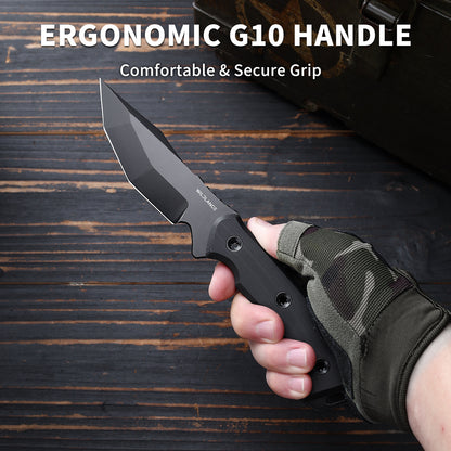 Tecton | DC53 Blade & Black G10 Handle | Black Titanium PVD | FB-01