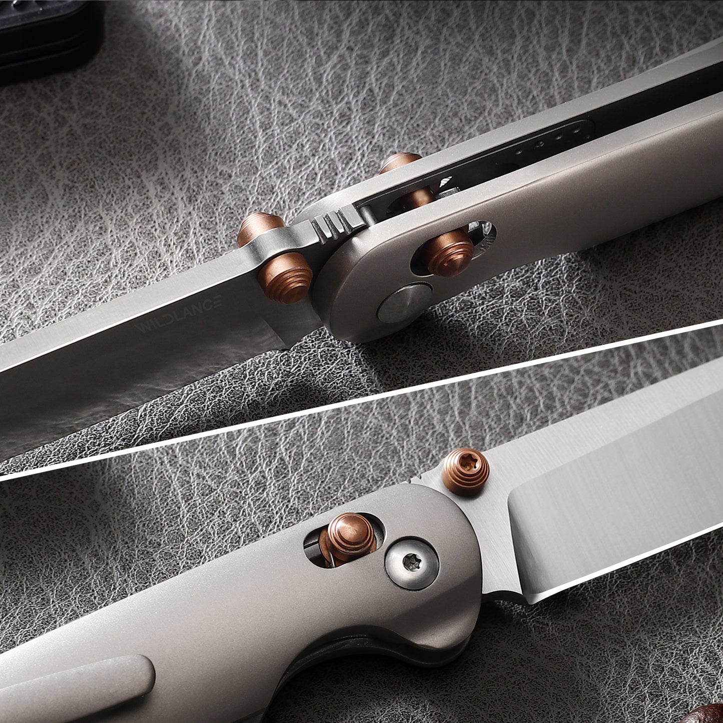 Zylos | Crossbar Lock | D2 Blade & Titanium Handle | PK-03