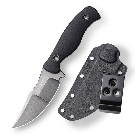 Vantor | DC53 Blade & Black G10 Handle | Stonewash Finish | FB-02
