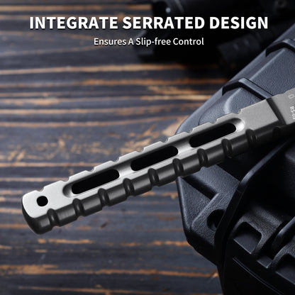 Tempus | Full Tang DC53 Blade | Titanium PVD Finish | Kydex Sheath | BS-03