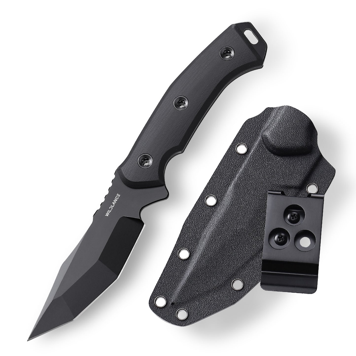 Tecton | DC53 Blade & Black G10 Handle | Black Titanium PVD | FB-01