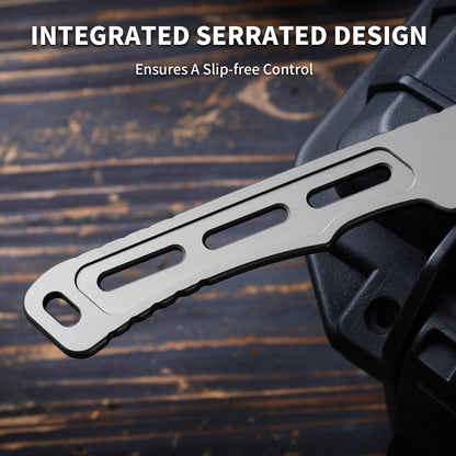 Volaris | Full Tang DC53 Blade | Titanium PVD Finish | Kydex Sheath | BS-01