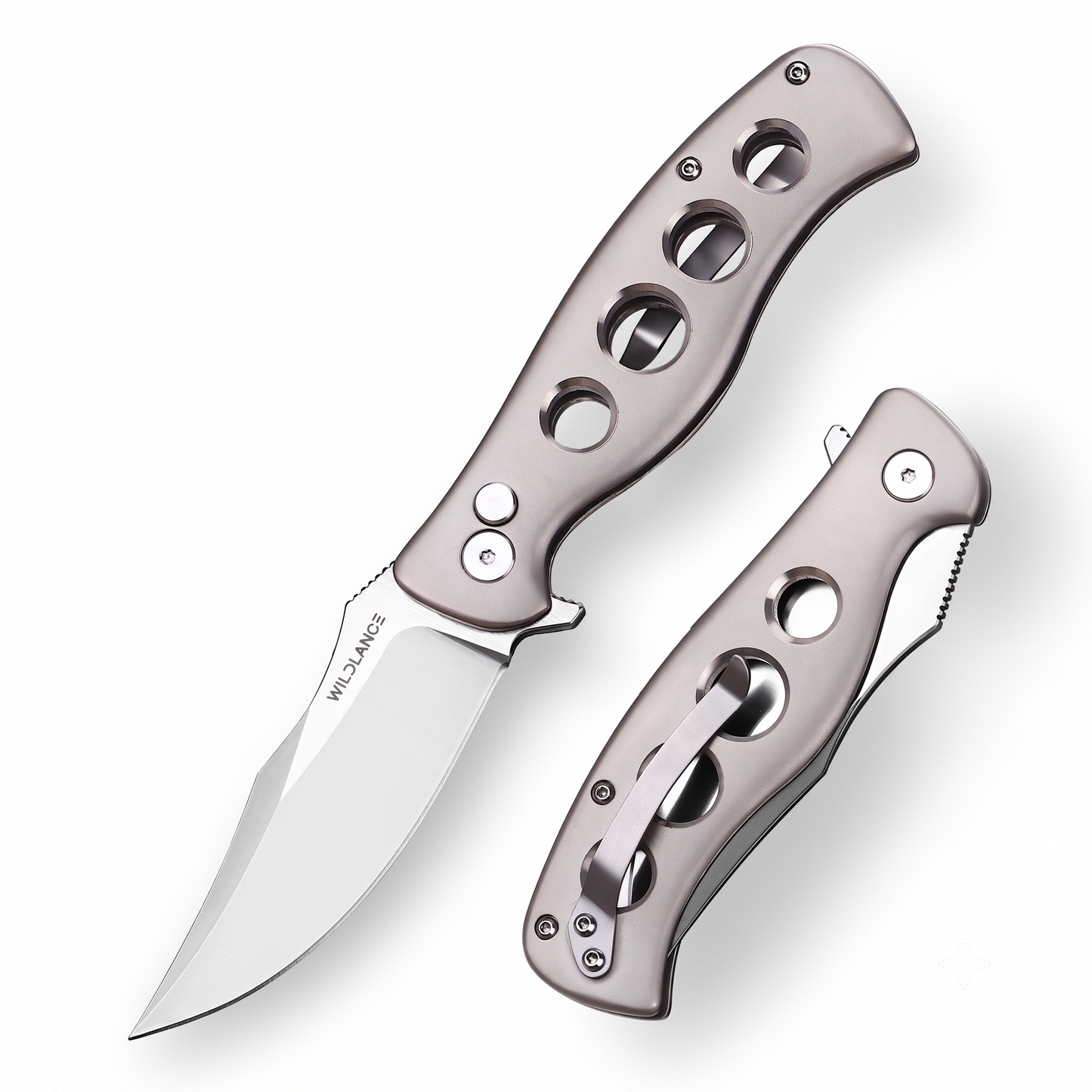 Torrent | Button Lock | D2 Blade & Titanium Handle | TPK-03
