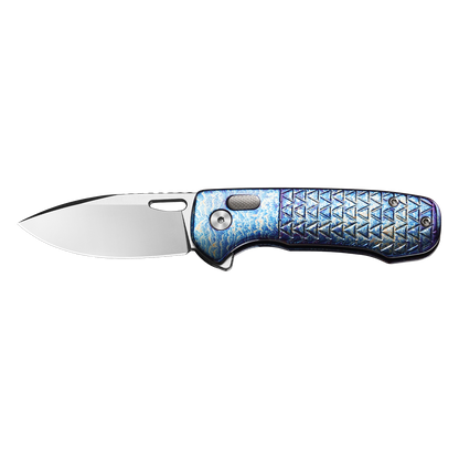 Pallas | Top Liner Lock | D2 Blade & Flamed Titanium Handle | PA-01