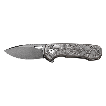 Pallas | Top Liner Lock | D2 Blade & Stonewashed Titanium Handle | PA-02