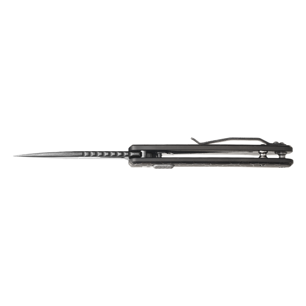 Pallas | Top Liner Lock | D2 Blade & Cracked Ice Titanium Handle | PA-03