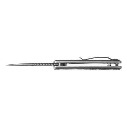 Pallas | Top Liner Lock | D2 Blade & Stonewashed Titanium Handle | PA-02