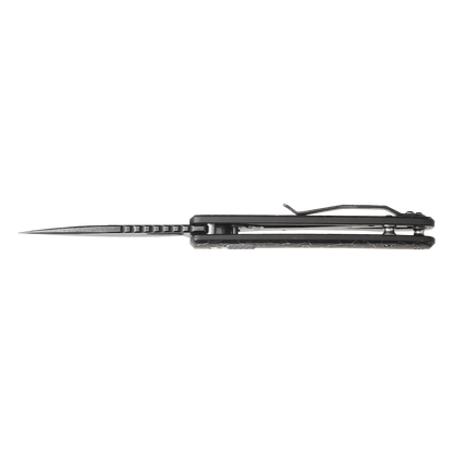 Pallas | Top Liner Lock | D2 Blade & Cracked Ice Titanium Handle | PA-04