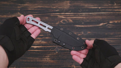 Volaris | Full Tang DC53 Blade | Titanium PVD Finish | Kydex Sheath | BS-01